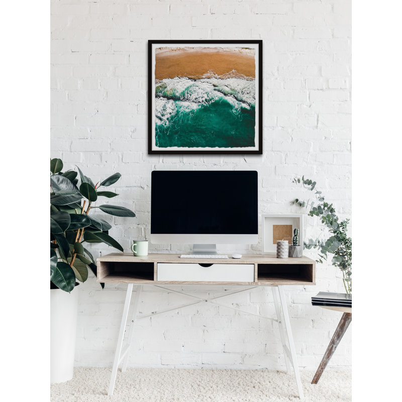 Ocean Swells - Single Picture Frame Painting, 51 cm H x 51 cm W
