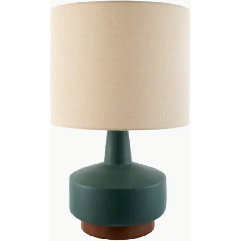 Lampe de table Minta Nerra, Beige, Bleu