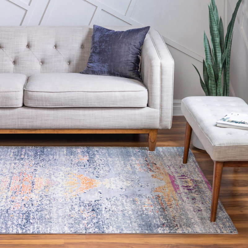 Oriental Indoor Rug, Rectangle 4'1" x 5'9"