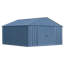Remise en métal classique, 12 x 12, bleu gris-85519959-119308592