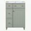 Armoire de meuble-lavabo 24 po avec lavabo en céramique, 2 tiroirs, 1 porte-317212905-317212907