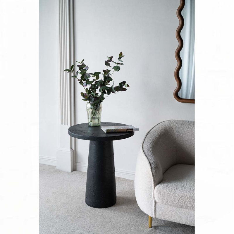 Table basse avec base piédestal