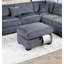 Canapé modulaire rembourré avec USB et repose-pieds avec rangement-1672012382