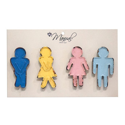 Gotta Go Magnets Set of 4