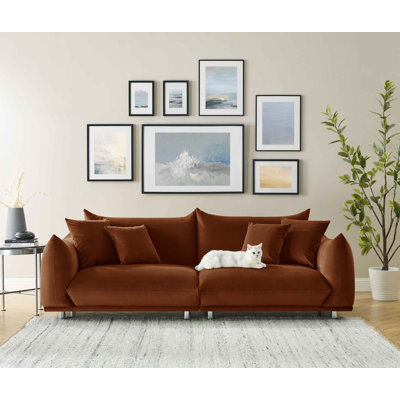Arnya 225.8Cm Round Arms Sofa