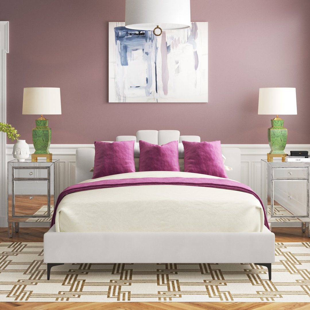 Susannah Upholstered Platform Bed Etta Avenue™