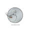 Paquet de 1 plafonnier encastré simple à DEL 5CCT 13 "/ 15" / 20 "au choix, doré, noir, nickel brossé-970803811-1004121940