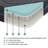 8-Inch Twin Hybrid Mattress With Gel-Infused Memory Foam, Firm Support, Breathable Cover, And Pocketed Coils For Pressure Relief And Motion Isolation.-1632643514-1632643515