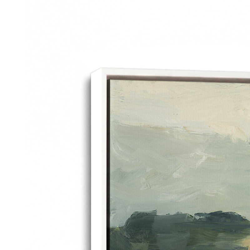 Reproduction d'art sur toile, "Paysage champêtre européen" par Ethan Harper, H 24 po x l 32 po, Blanc