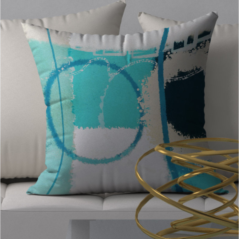 Housse de coussin décorative carrée et insert de premier soin, 24 po x 24 po