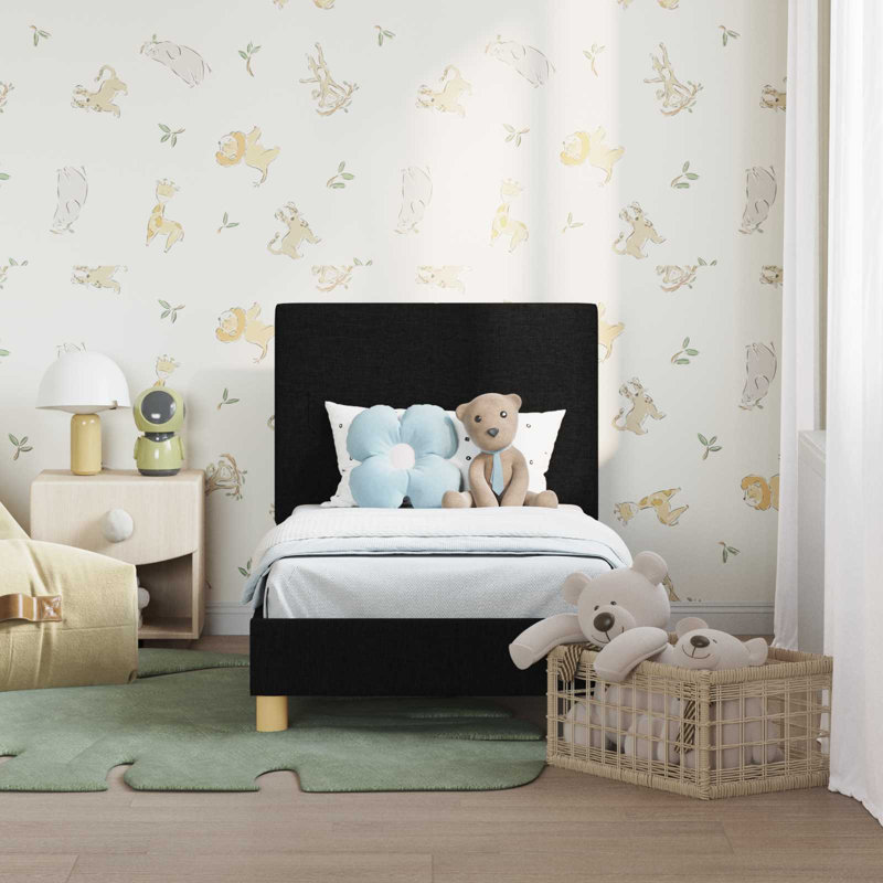 Bed Frame, Cot Bed / Toddler (70 x 140cm), Black