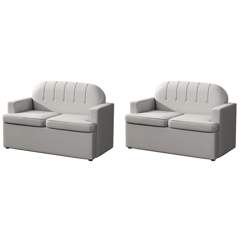 Banc de rangement Modern, Gris clair