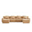 Canapé doux en tissu désossé, conception antidérapante, chaise longue d'assemblage, accoudoirs incurvés, support ergonomique, éponge à haute densité 32D, pour les salons-1330319708-1330319709-1330319705
