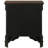 MDF Nightstand With 2 Drawers, Cappuccino