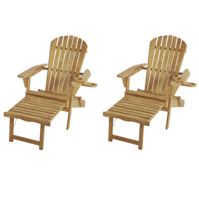 Briarhill Pine Foldable Outdoor Adirondack Chair