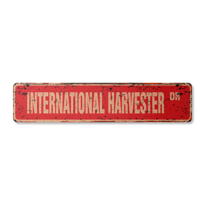International Street Sign Aluminum 6" X 24"