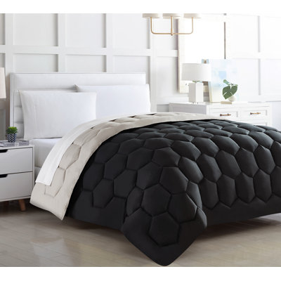 Honeycomb 1pc Polyester Down Alternative Comforter