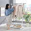Carabella Adjustable Rolling Clothing Rack
