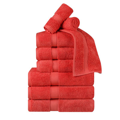 Scotia Certified Egyptian Cotton Heavy Highly Absorbent Luxury Bath Towel Set 
