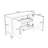 Sideboard Buffet with 2 Doors and Shelf-950407805