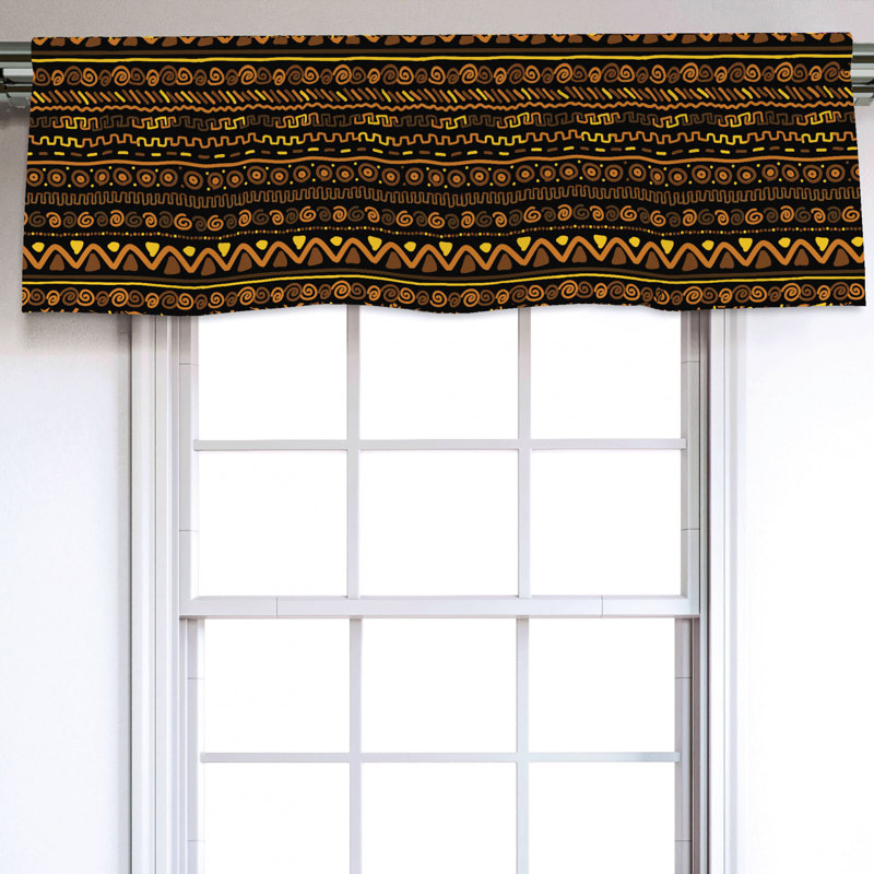 Sateen Ruffled Window Valance