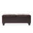 Upholstered PU Leather Storage Ottoman - DBL TOP (old sku N757P254559B)