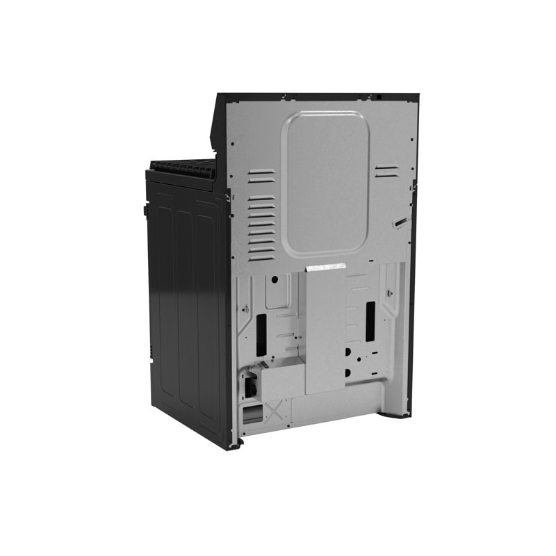 GE 30" Free-Standing Gas Convection Range, Black