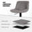 Nalupatio Swivel Upholstered Adjustable Height Counter Stool with Metal Frame-1606541407