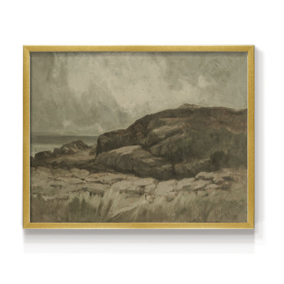 Paysages rétro-DCCxxv-impression encadrée - réversible