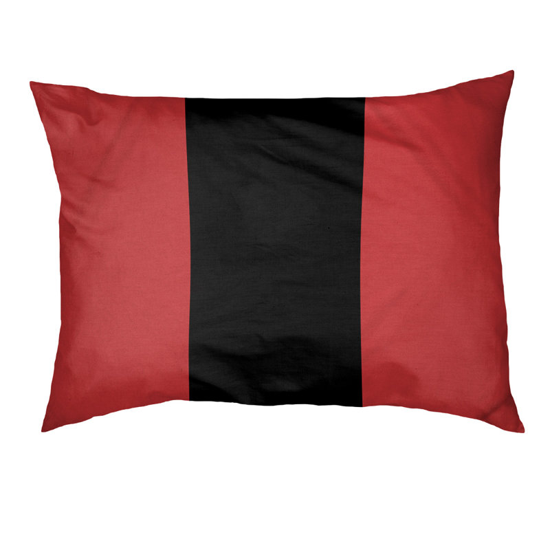 Polyester Pet Bed, Large (40" W x 30" D x 6.5" H), Red/Black/Red