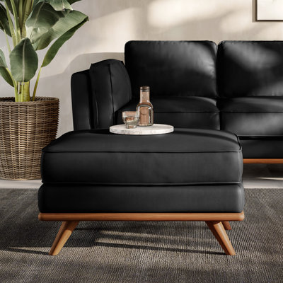 Shanteka 31" Leather Ottoman