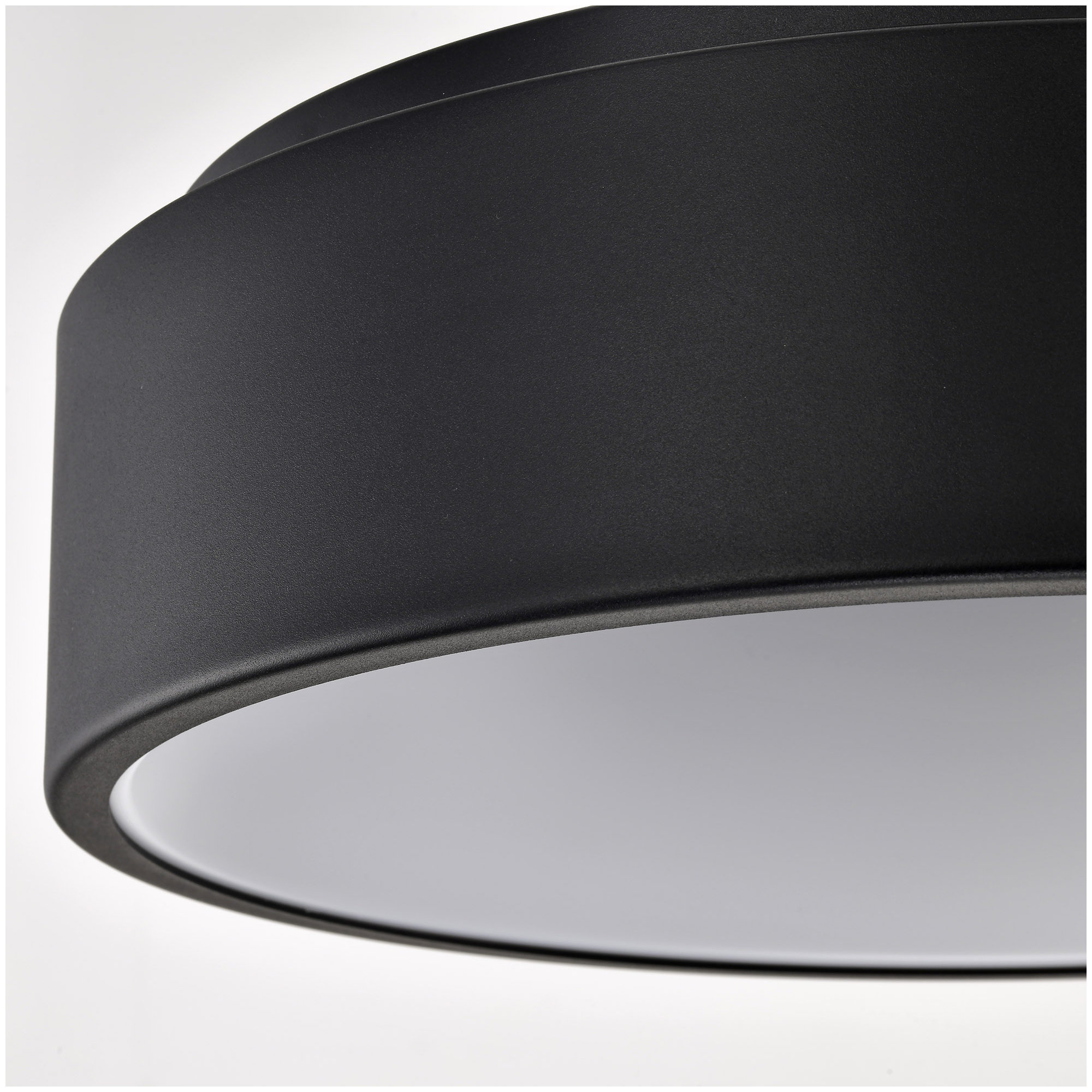 Lucien 1 - Light LED Flush Mount, 6.06" H x 6.06" W x 17.75" D, Black
