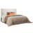 Wauseon Queen Size White Corduroy Upholstered Wingback Headboard Platform Bed with Wooden Slats-1770121801-1770121807
