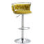 Tabouret de bar pivotant avec dossier Ginko-882844513-879315297