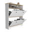 Range-chaussures Dublin, une tablette ouverte, deux armoires extensibles-112260859