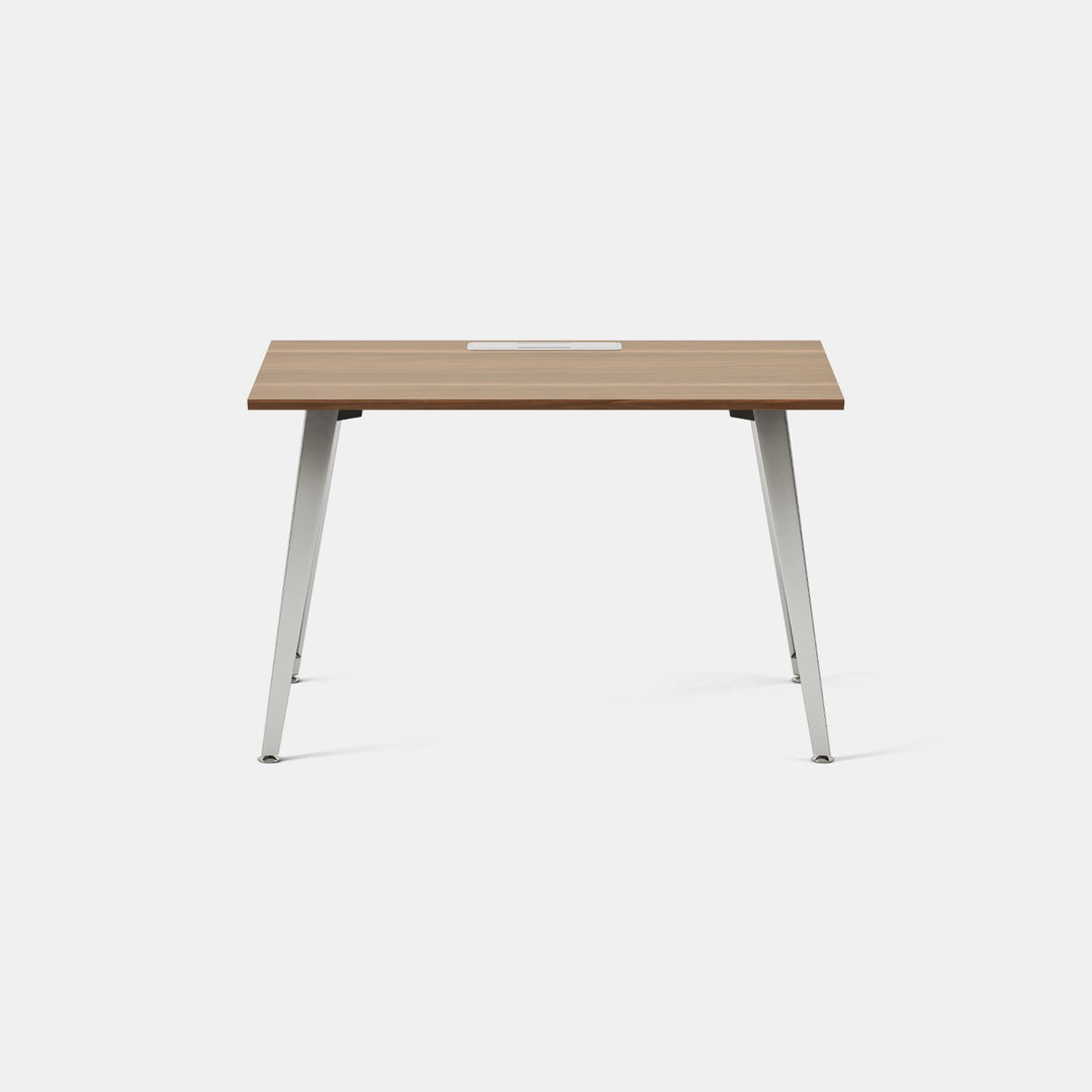 Writing Desk, 30" H x 48" W x 24" D, Mirror, Walnut