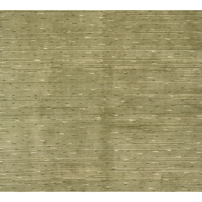 Geometric Area Rug in Green, Rectangle 8' x 10'