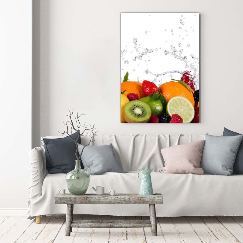 Fruits - Wrapped Canvas Print