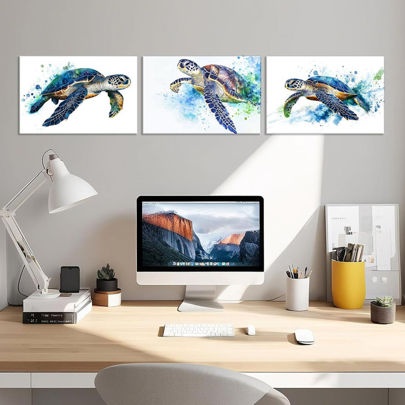 3 Piece Wrapped Canvas Wall Art, 40cm H x 30cm W