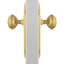 Egg & Dart Plate with Egg & Dart Door Knob-1639052005