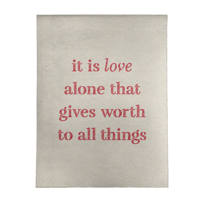 Quotes Chenille Indoor Rug
