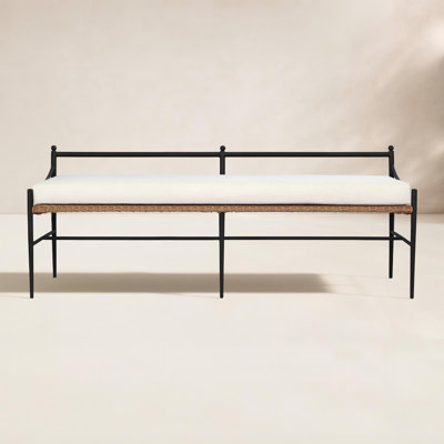 Mae 65'' Steel Outdoor Bench