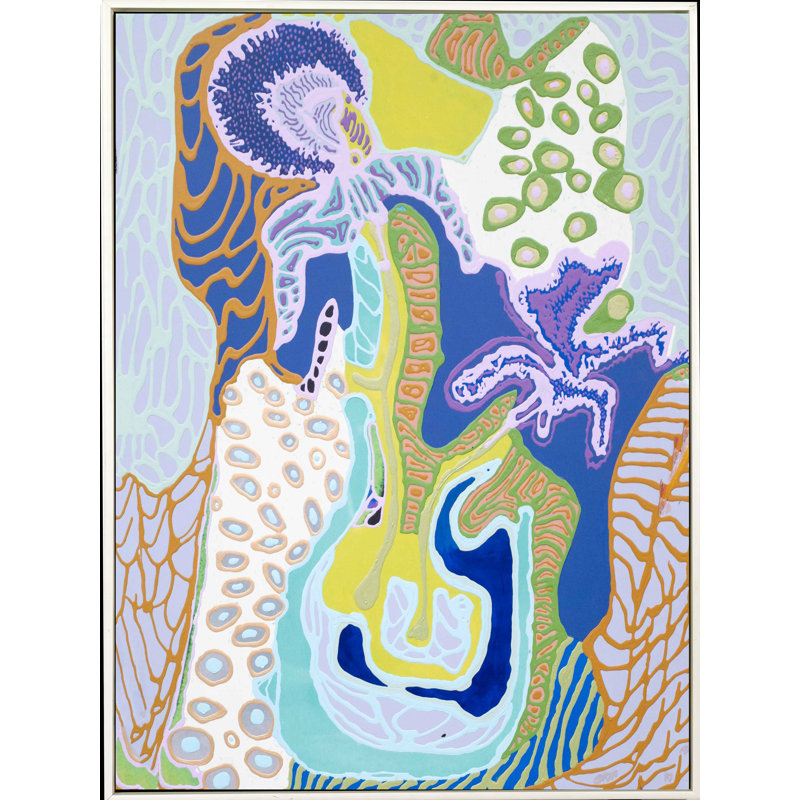 Two Orchids, 48" H x 36" W
