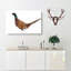 Pheasant Bird In Winter - Wrapped Canvas-56629639