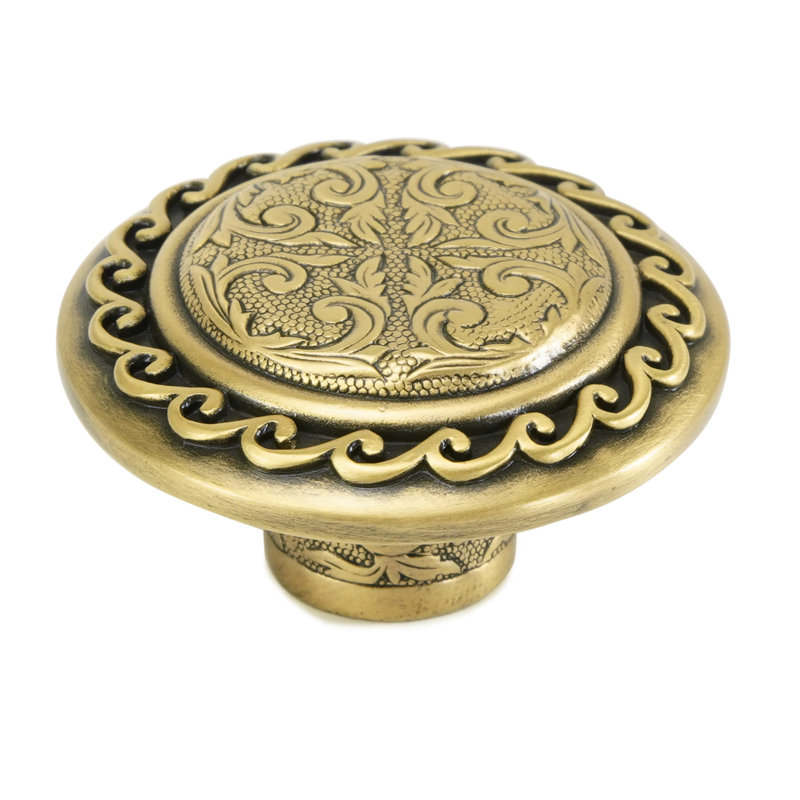 AMERICANA KNOB; MUSEUM  FINISH, Museum Gold