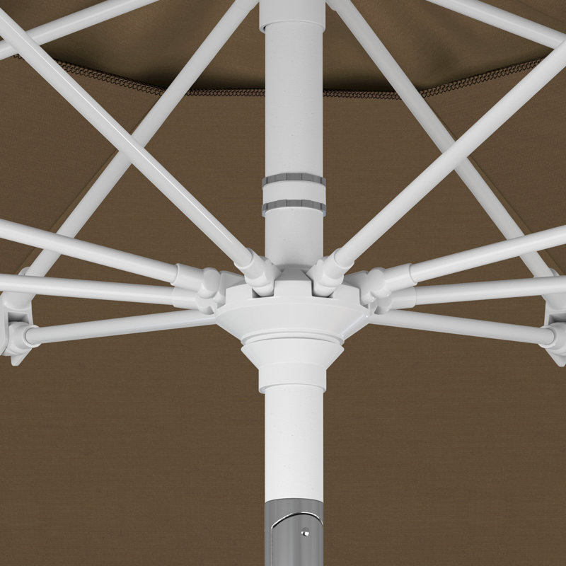 Parasol de marché 108 po Berberia, Sunbrella® beige bruyère