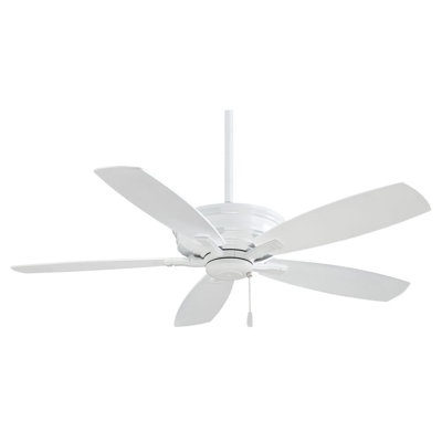 52" Kafe' 5 - Blade Standard Ceiling Fan with Pull Chain