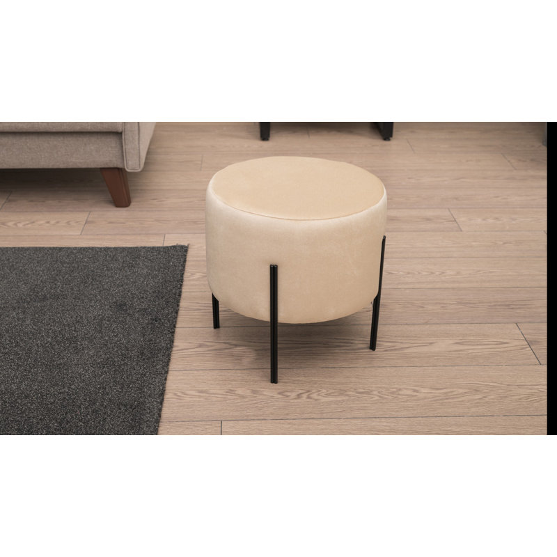Repose-pieds Branyan, Mélange de polyester crème