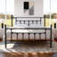 Kempst Full Size Metal Platform Bed Frame with Headboard and Footboard, Mattress Foundation with Steel Slat Support, Under Bed Storage, No Box Spring Needed, Noise Free-1441705754-1439648194