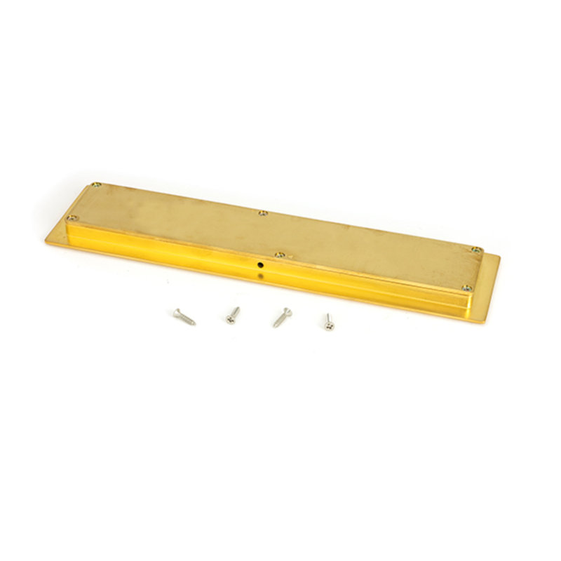 Recessed Handle, Polished Brass, 22 cm